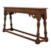 17th century Jacobean carved oak bench, UK
