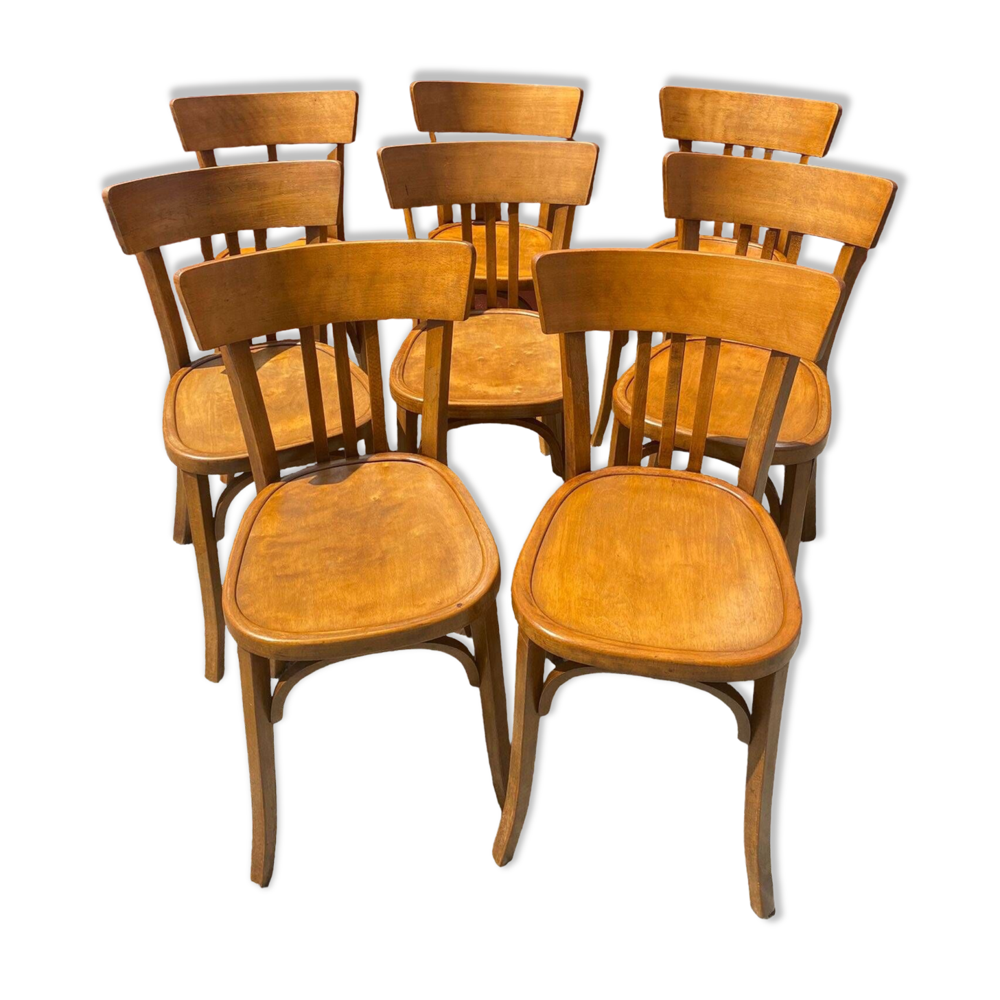 Set of 8 mahieu bistro chairs