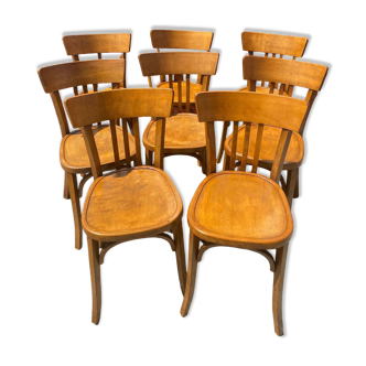 Lot de 8 chaises de bistrot mahieu
