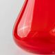 Vintage red Murano glass vase - Italy 1970s