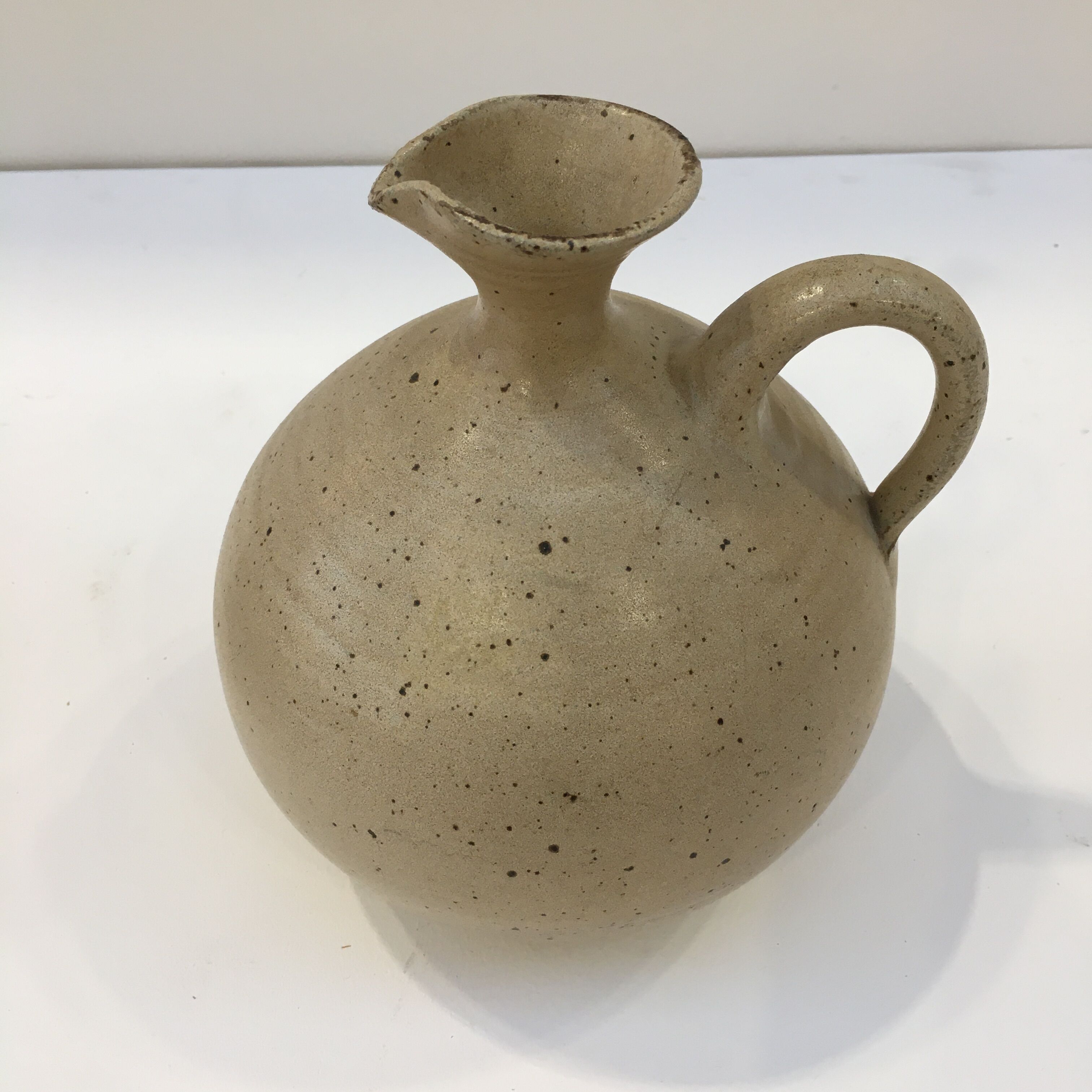 Large pyrite sandstone jug