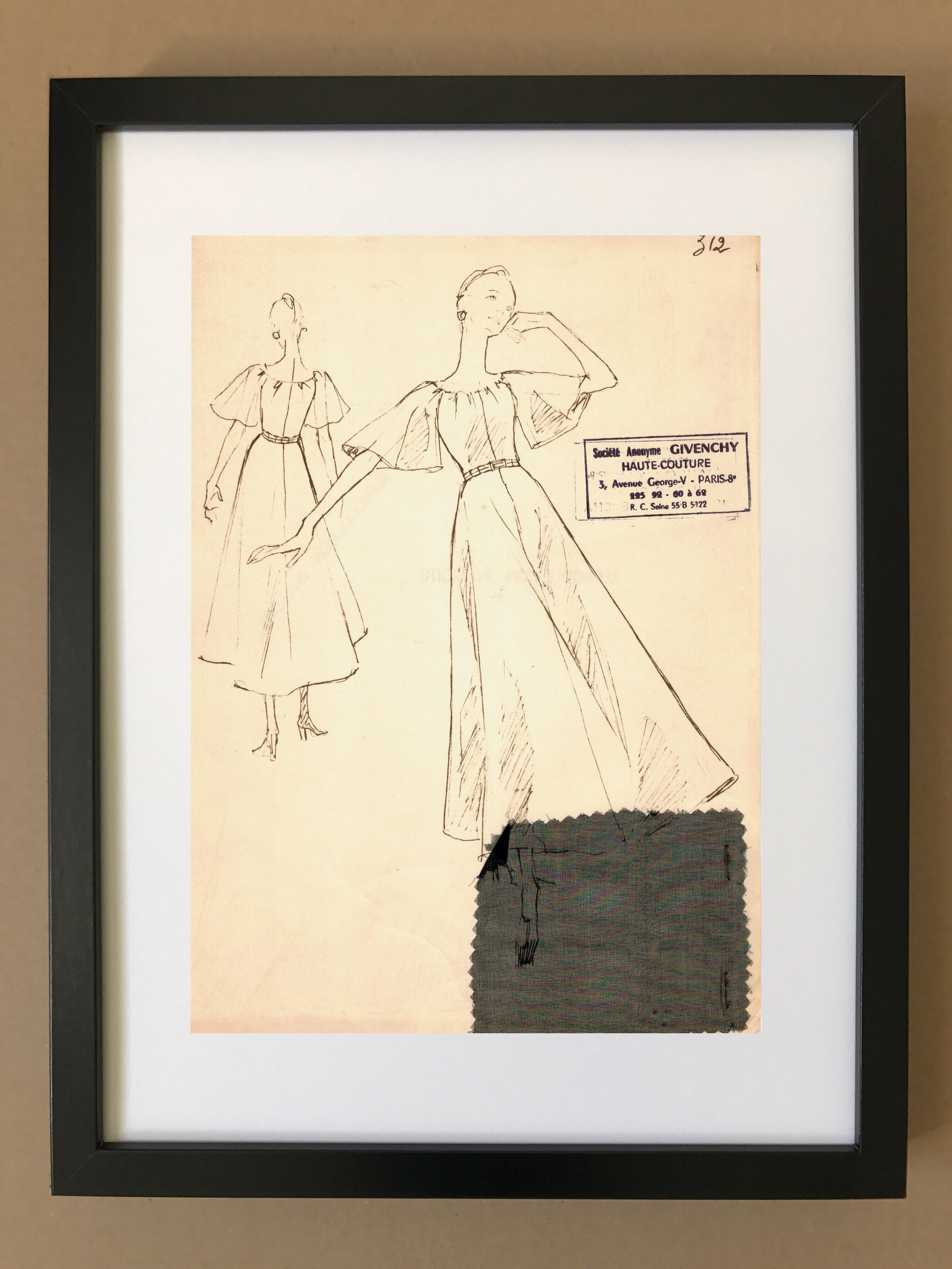 Dessin de la maison Givenchy