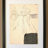 Drawing of the house Givenchy