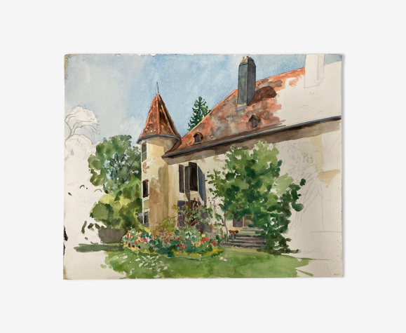 Aquarelle vintage