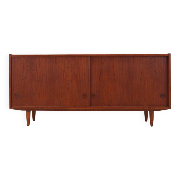 Enfilade en teck, design danois, années 1970, production : Danemark
