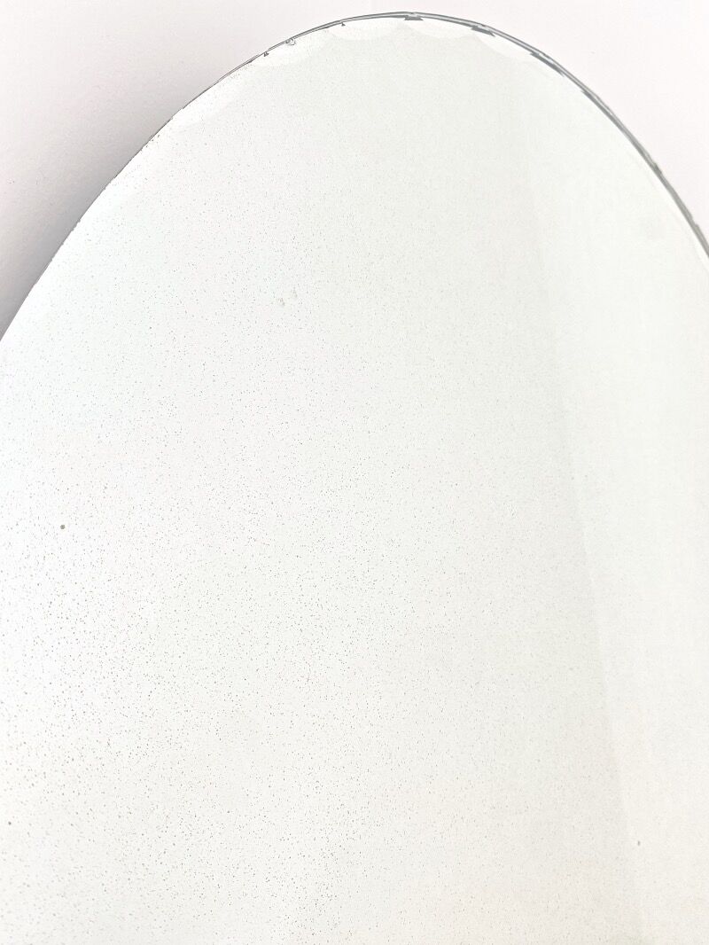 Oval beveled mirror 44x60cm