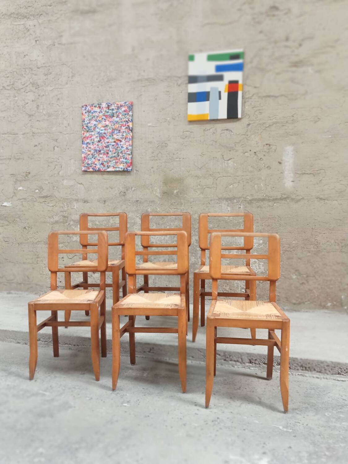 Pierre Cruege style chairs
