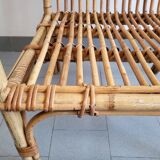 Vintage rattan armchair 1960