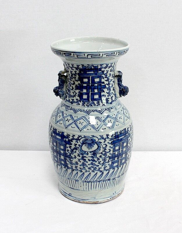 Baluster vase in Chinese Porcelain – Late nineteenth century
