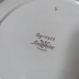 7 plates Sarreguemines Agreste