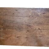 Ancienne Maie Ou Coffre En Bois Naturel Avec Un Tiroir