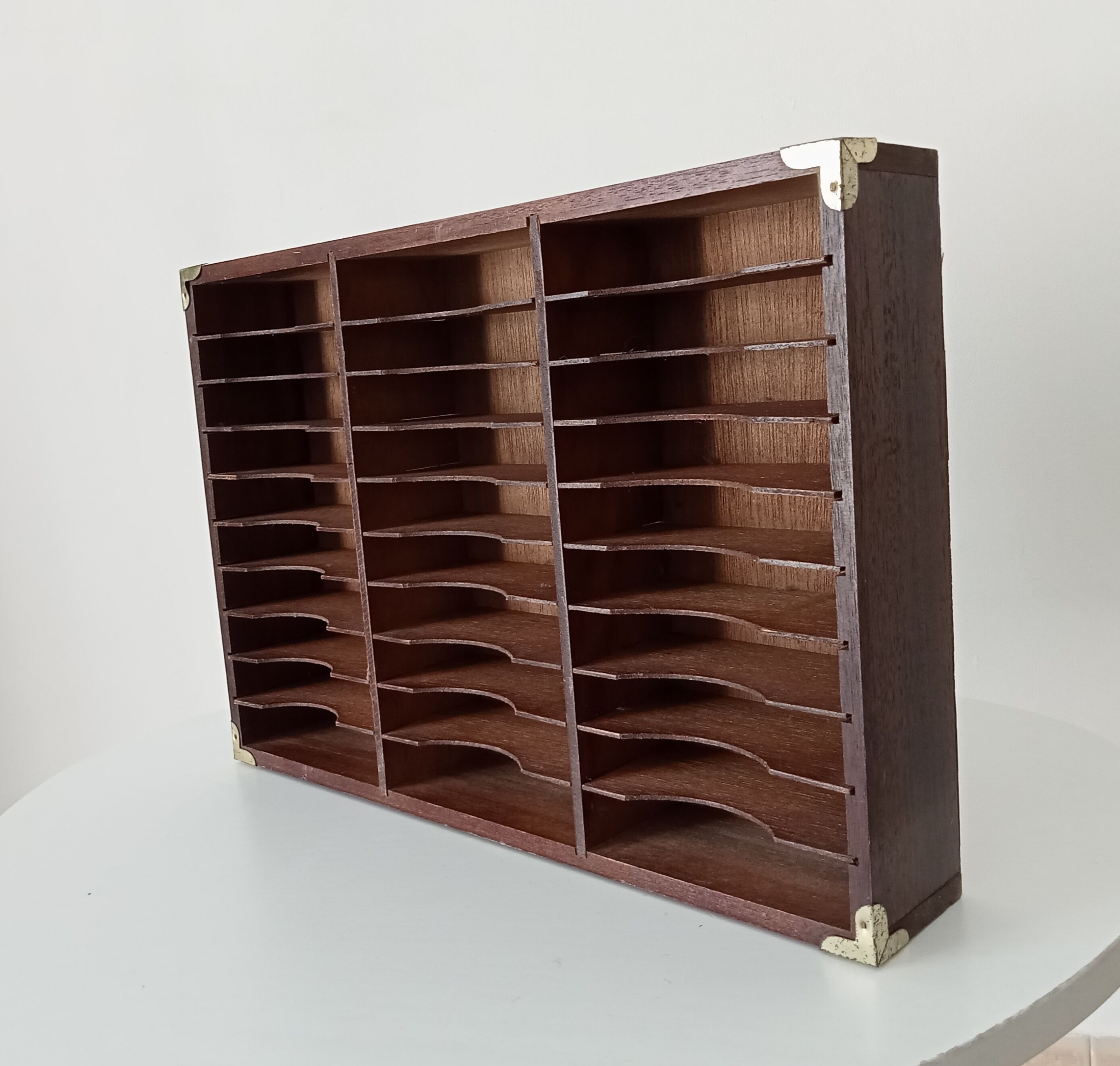 Vintage wall shelf cassette holder 70s/80s