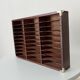 Vintage wall shelf cassette holder 70s/80s