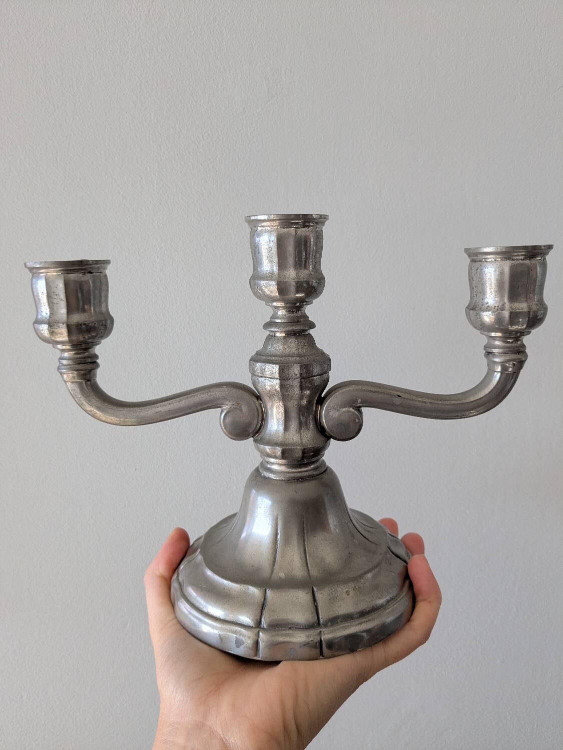 Vintage tin chandelier