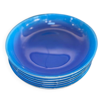 Assiettes Luminarc bleues
