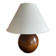 Lampe boule en bois