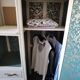 Art Deco asymmetrical wardrobe