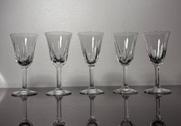 5 Verres Saint Louis Modèle Cerdagne