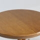 Vintage Danish round extendable dining table 1960s