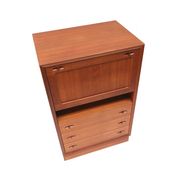 Vintage secretary desk designed by Henry W. Klein for Bramin made in the 1960s