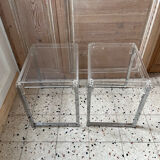 2 side tables by Marc Berthier