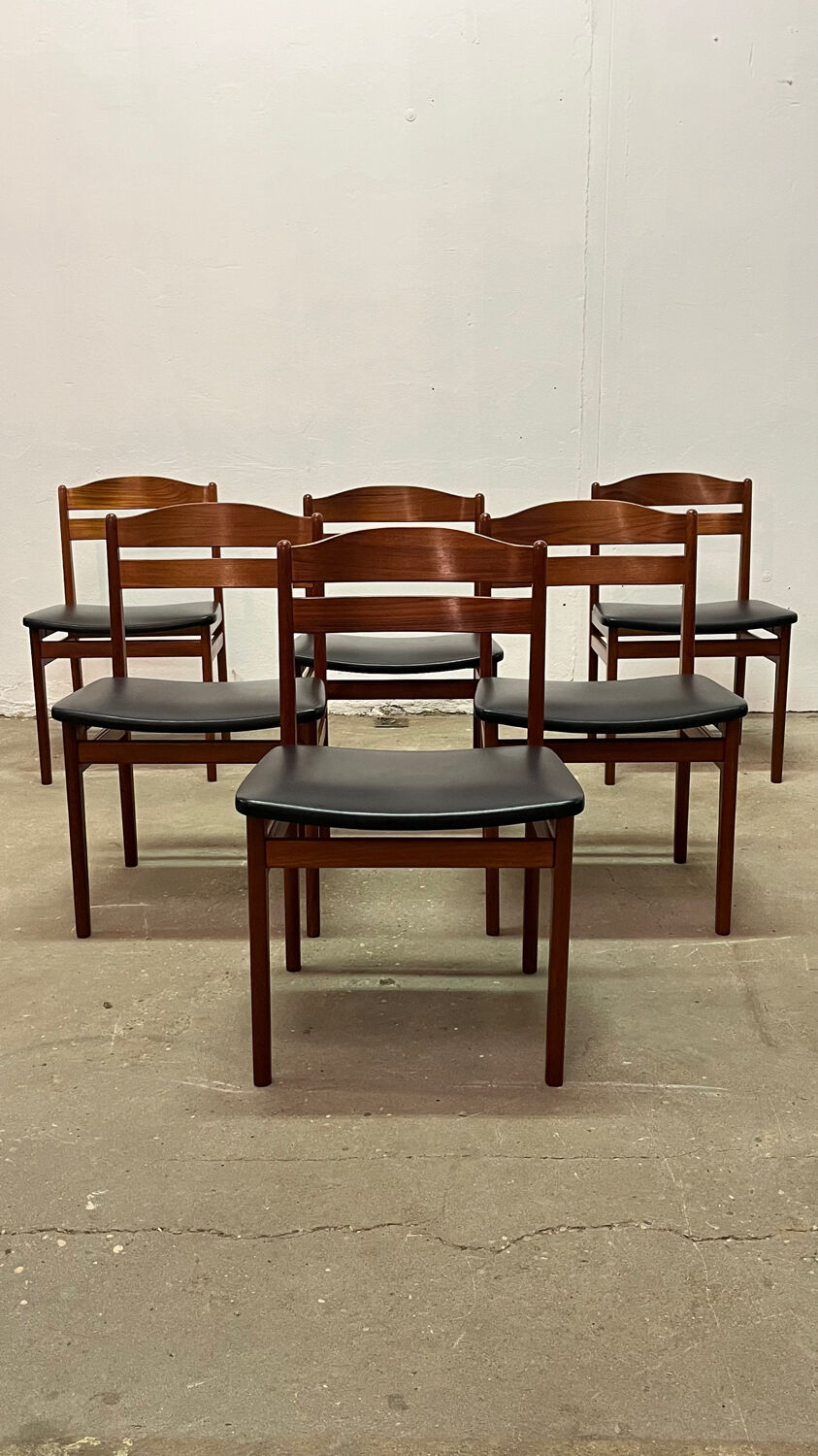 6 Scandinavian chairs from the 1960s