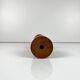 Turned wooden candlestick, pine, Midcentury Modern, 1970