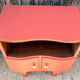 "Corail Bohème" bedside table – vintage relooked, 1940s / 1950s