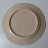 Henriot Quimper plate flat pink flowers