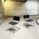Paire de chaise MR10 de Mies van der rohe