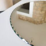 Round mirror tray