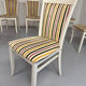 6 chaises design thonet gebruder laquage craquelé années 80 vintage