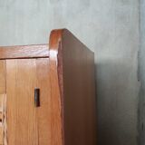 Armoire en rotin vintage