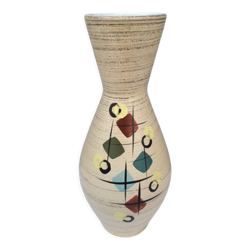 Vase en céramique West Germany 40cm.