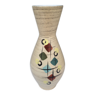 Vase en céramique West Germany 40cm.