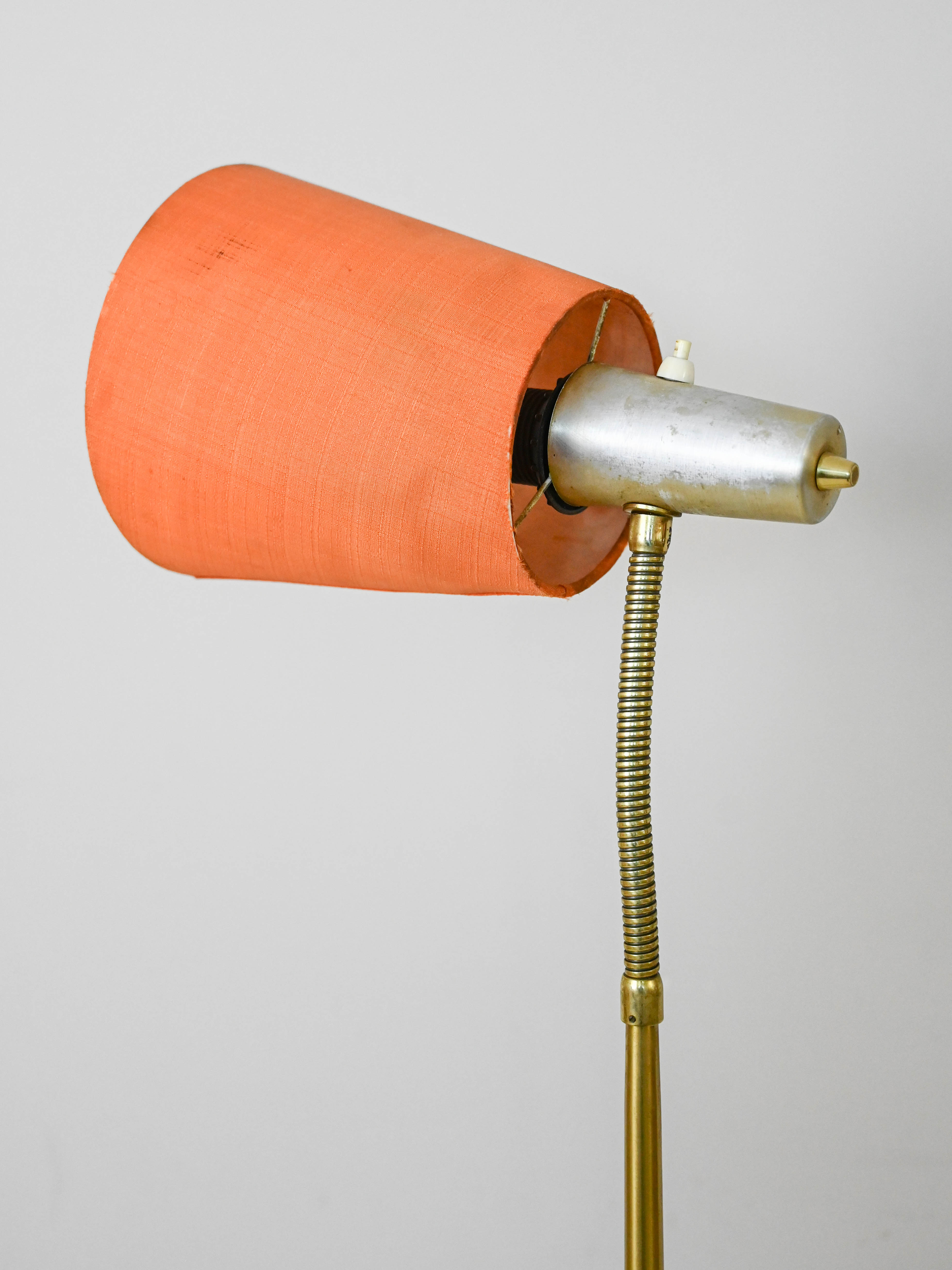 Modern antique floor lamp with gold base