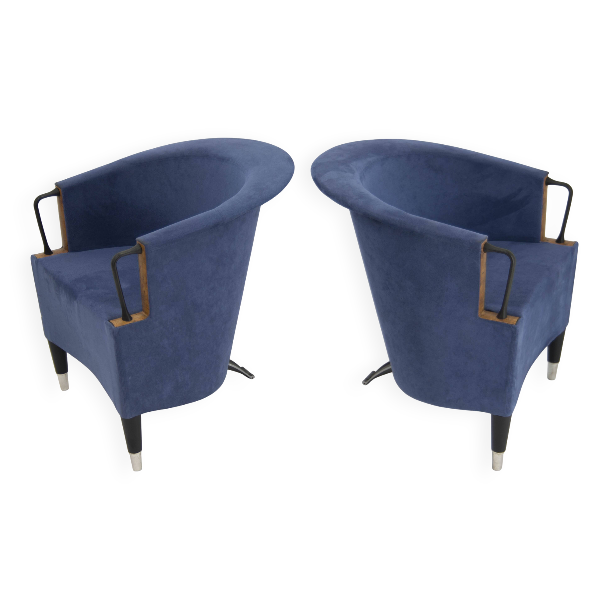 Set of Two Armchairs by Paolo Piva for B&B Italia, 1980s