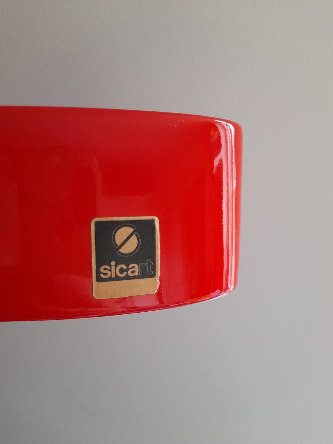 Pino Spagnolo oval vase for Sicart