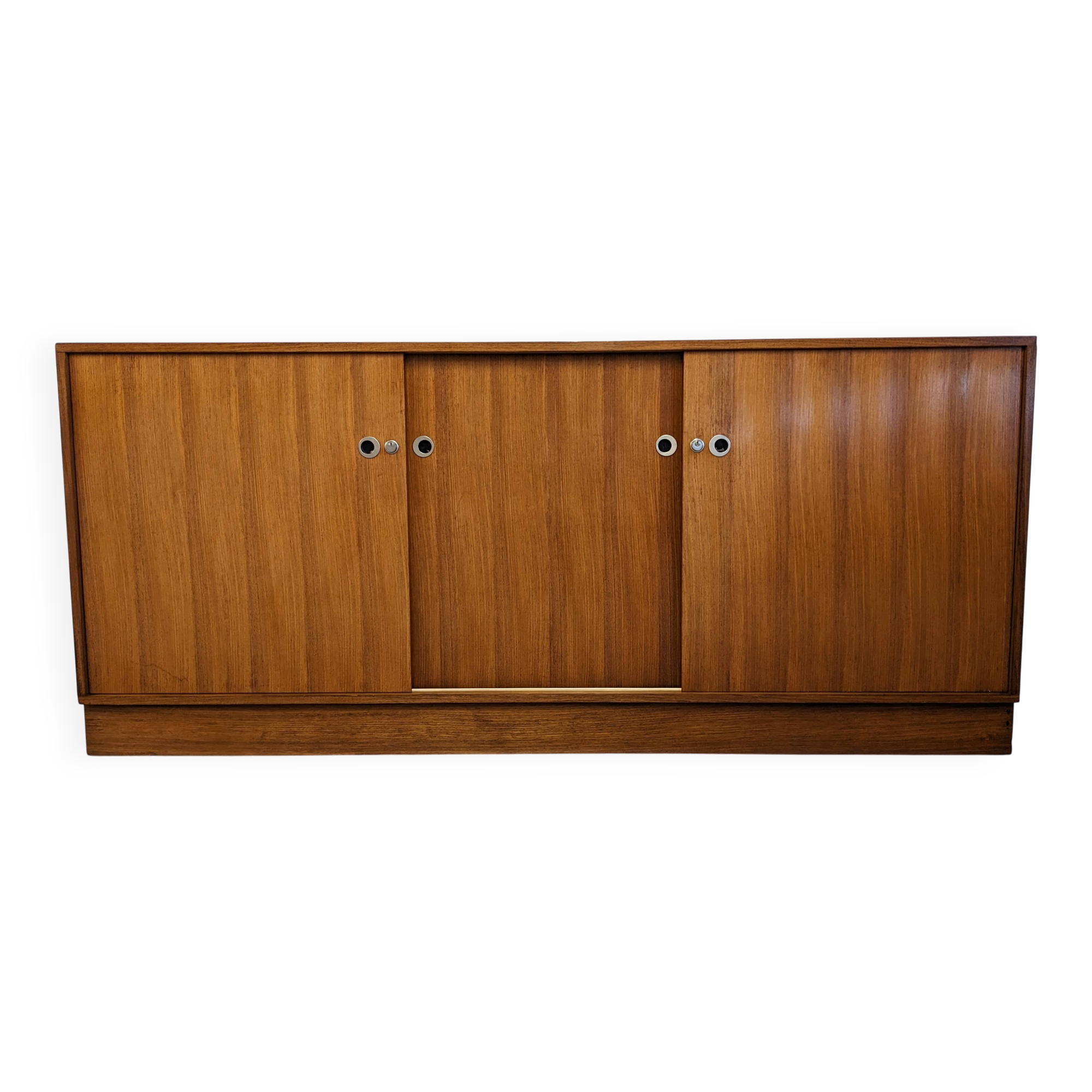 Modernist enfilade in rosewood attributed to O. Borsani, Italy circa 1970.