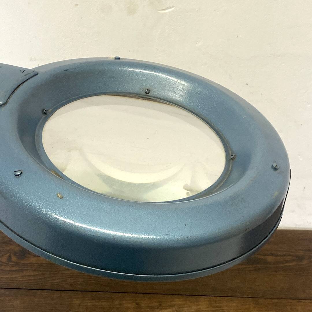 Workshop magnifying lamp from the 1960s by the manufacturer Gruber