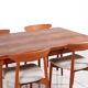 Grande table à manger extensible en palissandre brésilien par H. Sigh & Son