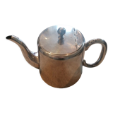 Silver metal teapot