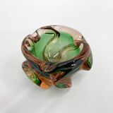 Bohemian Art Glass Bowl/Ashtray by Josef Hospodka, 1960's