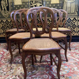 6 Louis Philippe Cans chairs