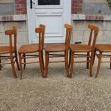 series of 5 luterma bistro chairs