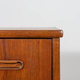 Commode en teck du milieu du siècle, Danemark, années 1960