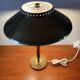 Rare Vintage Brass And Teak Table Lamp Borden's Boras Model 8445, 1940's