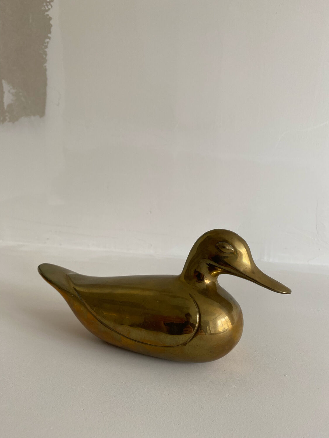 Vintage Brass Duck