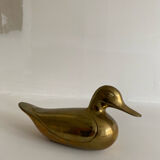 Vintage Brass Duck