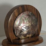 Vintage Tahiti mother-of-pearl mood lamp
